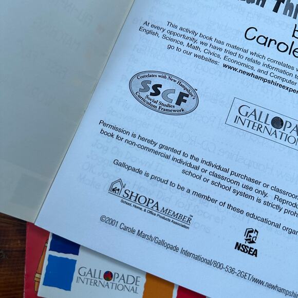 Vintage Bundle Of 3 Social Studies Curriculum Framework New Hampshire Workbooks - Picture 7 of 14